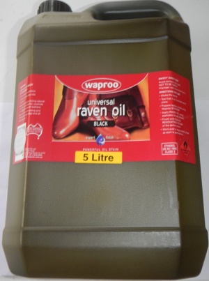 Waproo Raven Oil Black 5 Liter "Waproo Raven Oil Waproo Leather Dye, Recolour of Shoes Bags Boots Belt